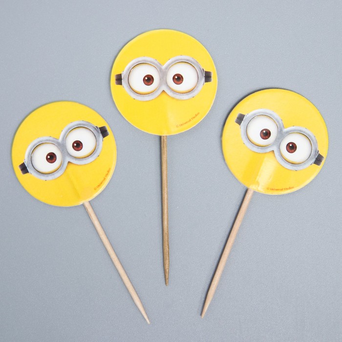 Шпажки "Миньон" Гадкий Я (набор 12 шт)