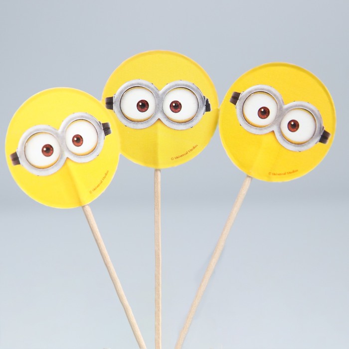 Шпажки "Миньон" Гадкий Я (набор 12 шт)