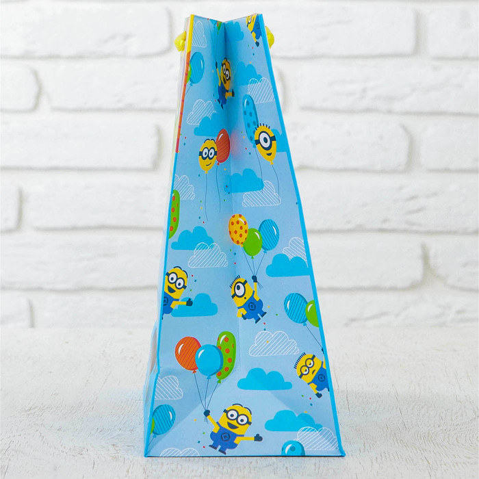 Пакет ламинат вертикальный МИНЬОНЫ "Для тебя", 23 х 27 х11,5 см