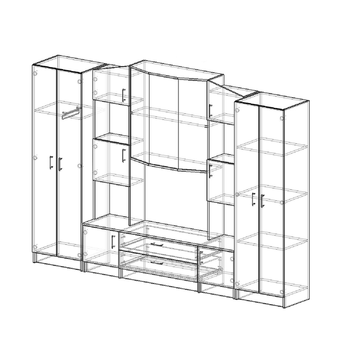 Гостиная Макарена, Венге/Лоредо