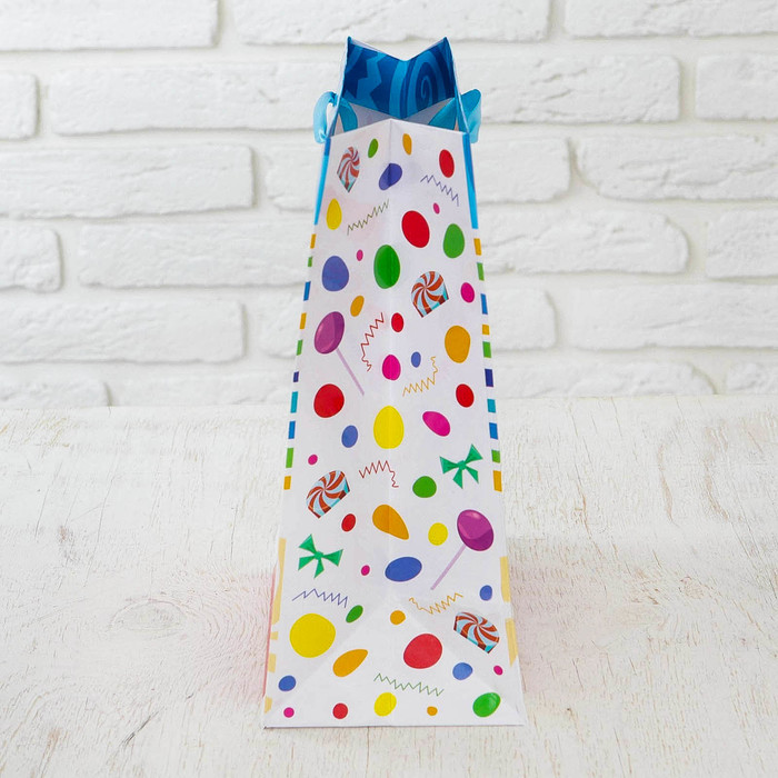 Пакет ламинат вертикальный ФИКСИКИ "Друг, С Днем Рождения", 18 х 23 х 10 см