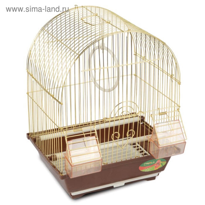 

Клетка Triol N 2100A для птиц, золото, 30*23*39 см