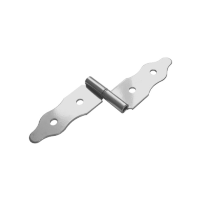 Петля фигурная "Домарт", 90х260 мм, левая, цвет хром