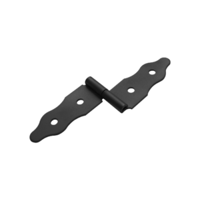 Петля фигурная "Домарт", 90х260 мм, левая, черная