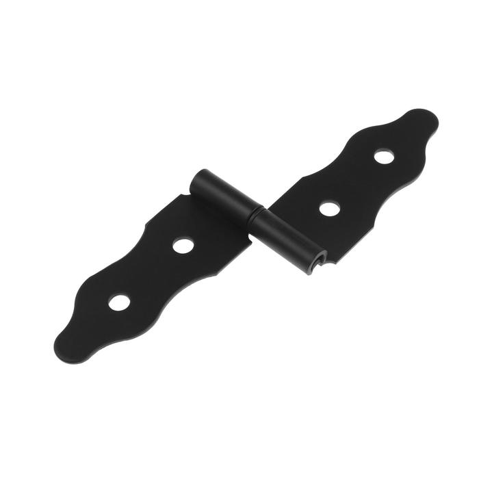 Петля фигурная "Домарт", 90х260 мм, правая, черная