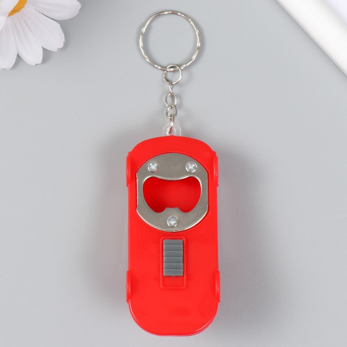 Фонарик с кольцом машина МИКС