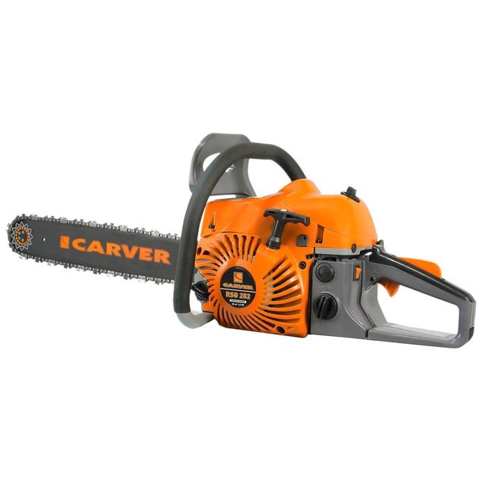 Пила бензиновая CARVER RSG 252, шина 18", шаг 0.325", паз 1.5 мм, 72 звена