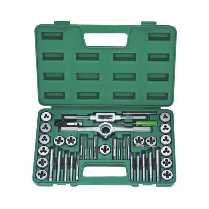 Набор плашек и метчиков "Арсенал" AS-40, 40 предметов