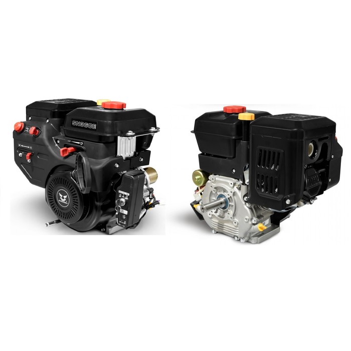 Двигатель ZONGSHEN SN360E, бенз., зимний, ген.катушка, 12л.с., 357см3, d=25мм, электростарт 346880