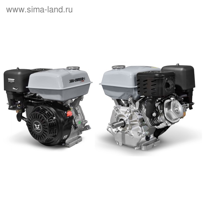 Двигатель ZONGSHEN ZS177FE, бенз., ген.катушка, 4Т, 9 л.с., 270 см3, d=25 мм, электростартер   34688