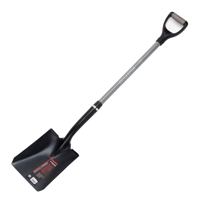 Лопата садовая совковая, пластмассовый черенок