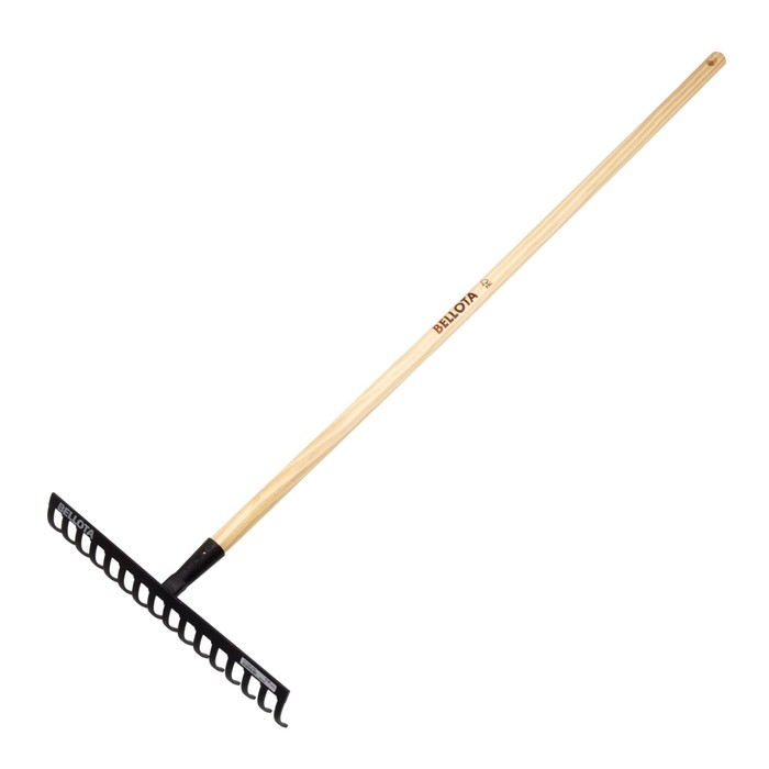 Грабли , прямые, 15 зубцов, с деревянной ручкой