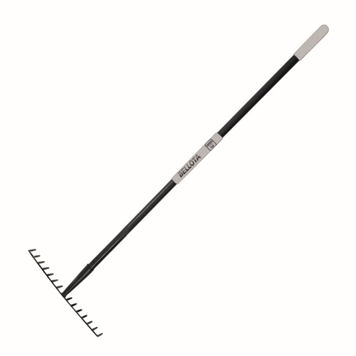 Грабли садовые, 14 зубцов,металл, с пластиковой ручкой