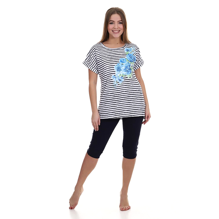 Футболка женская ФК261 цвет МИКС, р-р 54