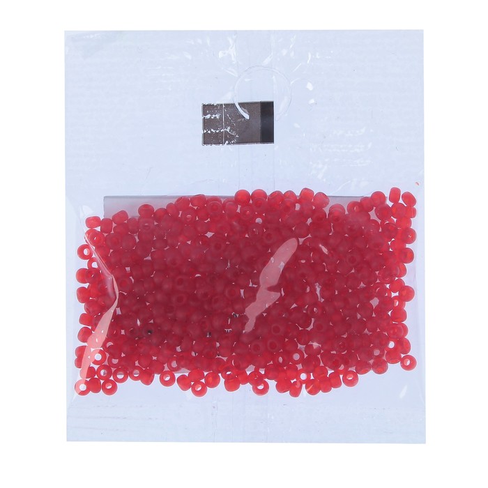 Бисер Чехия "GAMMA" круглый "4" 10/0 5гр (D642 матовый красный)