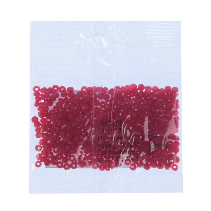 Бисер Чехия "GAMMA" круглый "4" 10/0 5гр (D643 гранатов. Мат.)