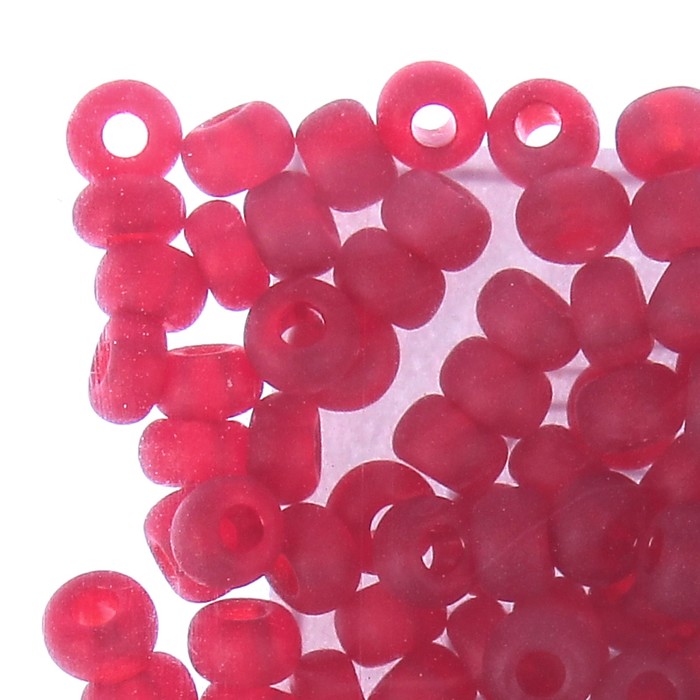 Бисер Чехия "GAMMA" круглый "4" 10/0 5гр (D643 гранатов. Мат.)