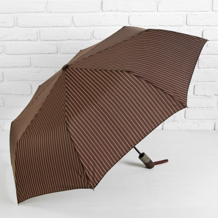 Зонт полуавтоматический "Полосы", R=48см