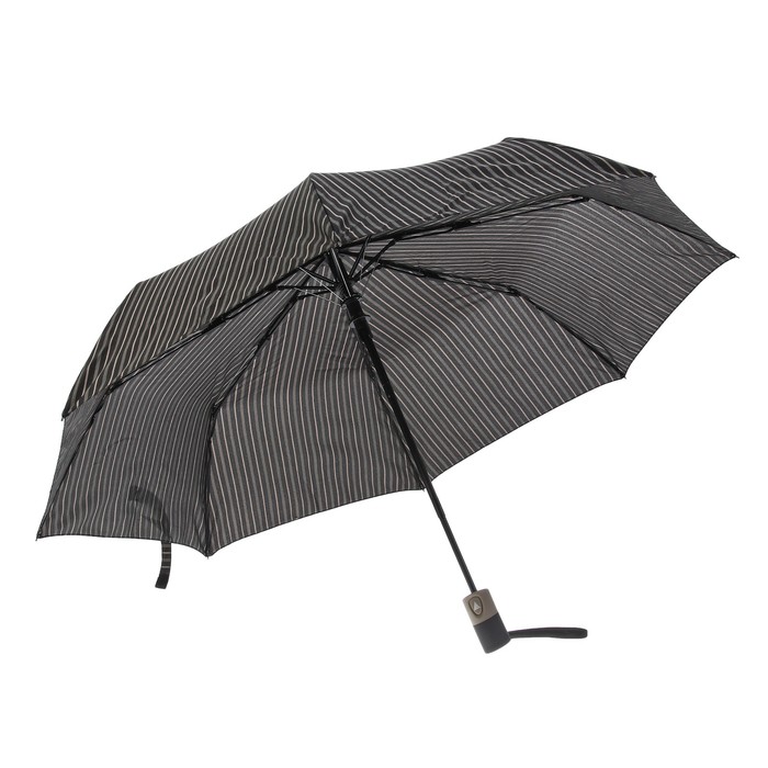 Зонт полуавтоматический "Полосы", R=48см