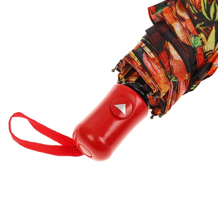 Зонт полуавтоматический "Цветы средние", R=50см