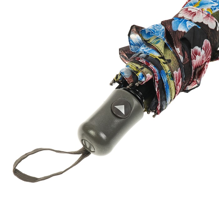 Зонт полуавтоматический "Цветы средние", R=50см