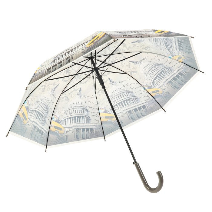 Зонт-трость "Город" №2, R=50см