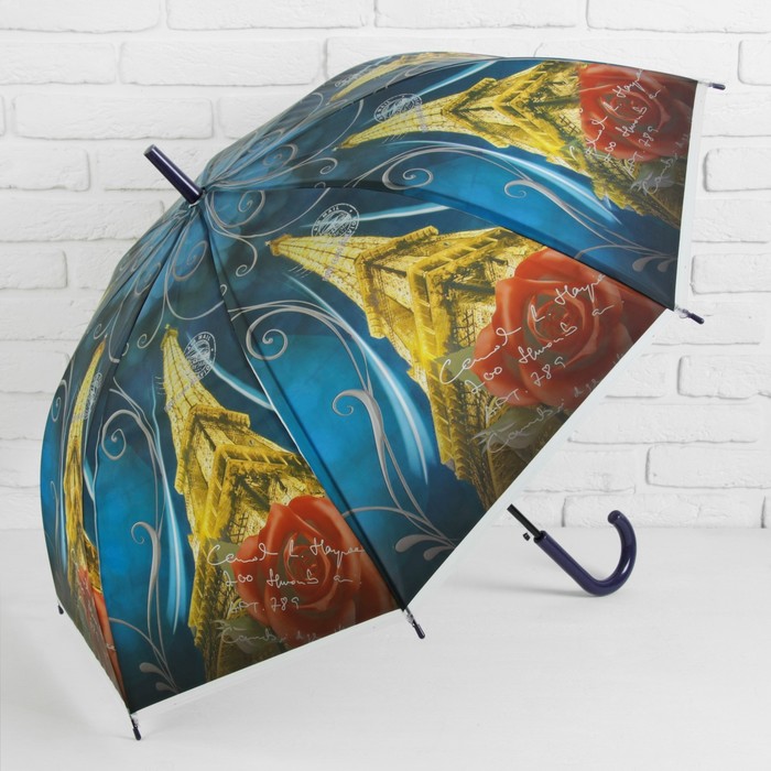 Зонт-трость "Город" №4, R=50см