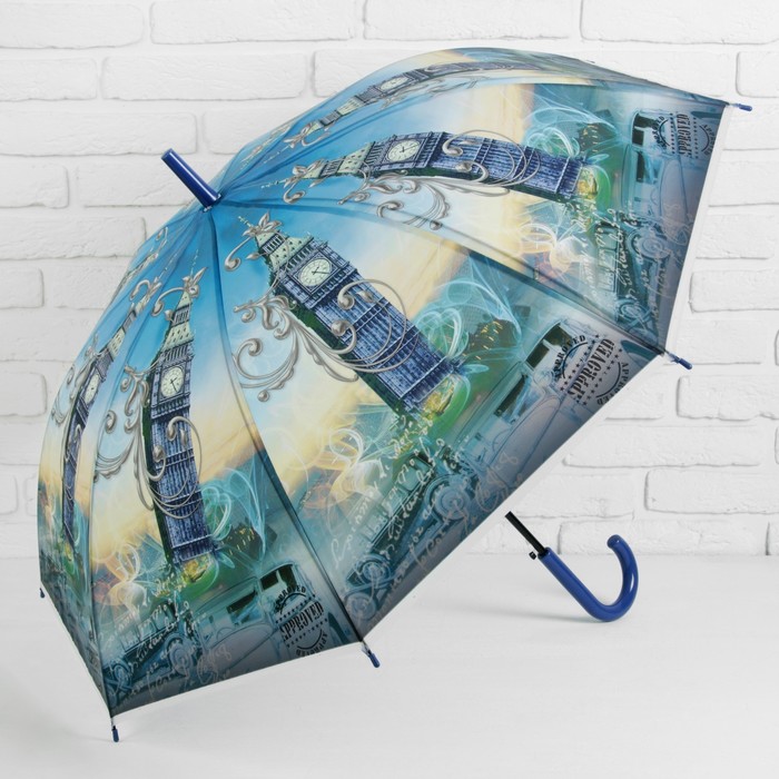 Зонт-трость "Город" №5, R=50см