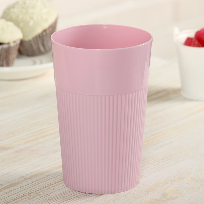 Стакан 350 мл "Синус", цвета МИКС