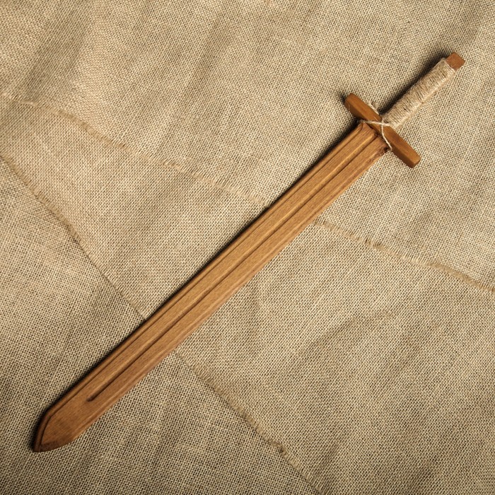 Сувенир деревянный "Меч воина", массив бука, 60 см