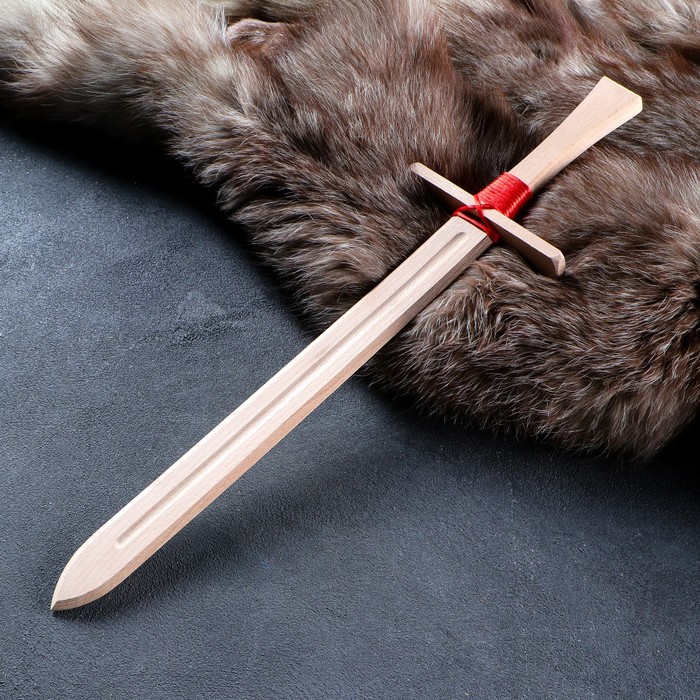 Сувенир деревянный "Меч боевой", массив бука, 50 см