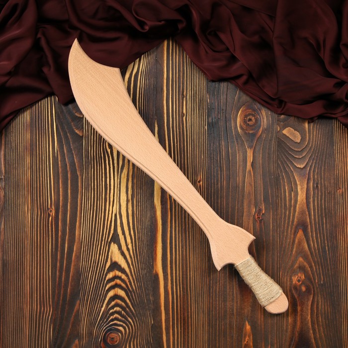 Сувенир деревянный "Сабля пирата", массив бука, 60 см