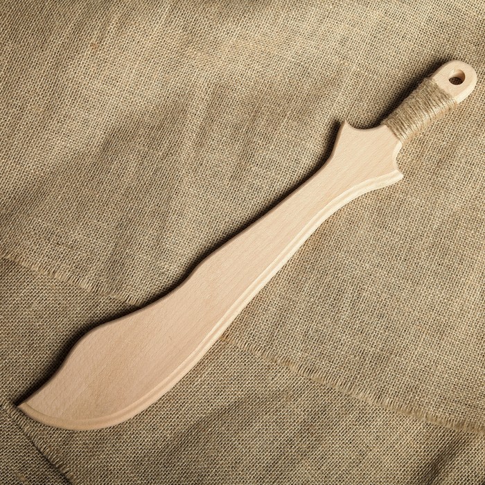 Сувенир деревянный "Меч фигурный", массив бука, 50 см