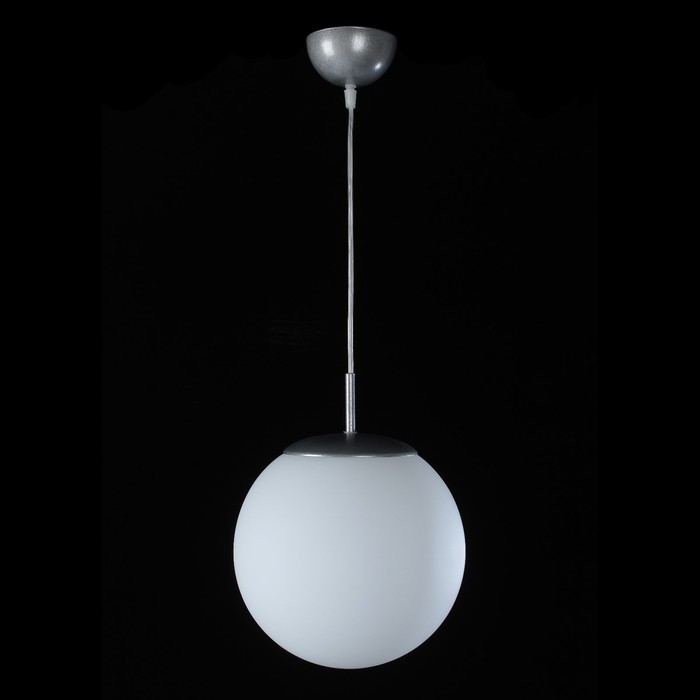 Люстра подвесная "Магия" 1xE27 150Вт опал матовый 25х25х70см.