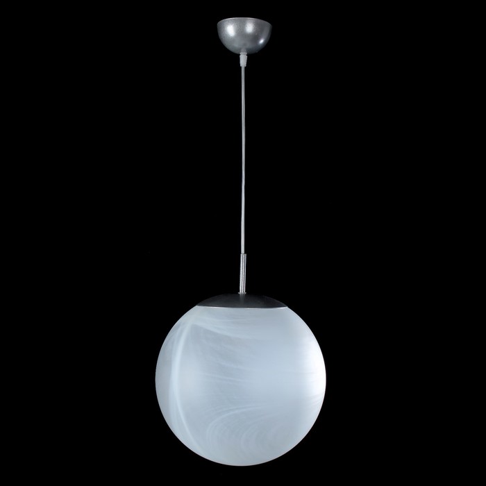 Люстра подвесная "Магия" 1xE27 150Вт алебастр матовый 30х30х70см.