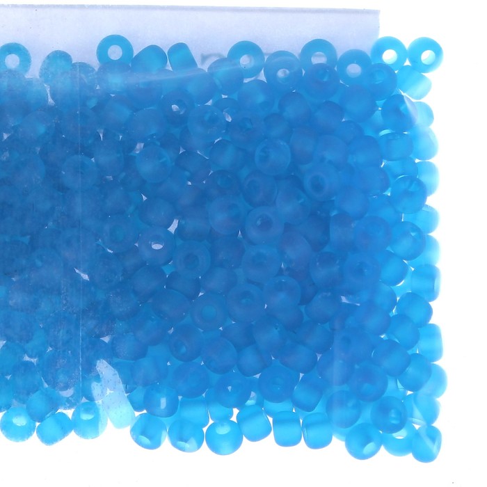 Бисер Чехия "GAMMA" круглый "3" 10/0 5гр (С638 св. синий матов.)