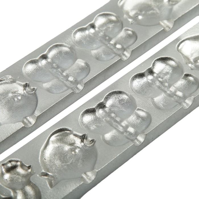 Форма для леденцов "Ассорти №3", 6 фигур