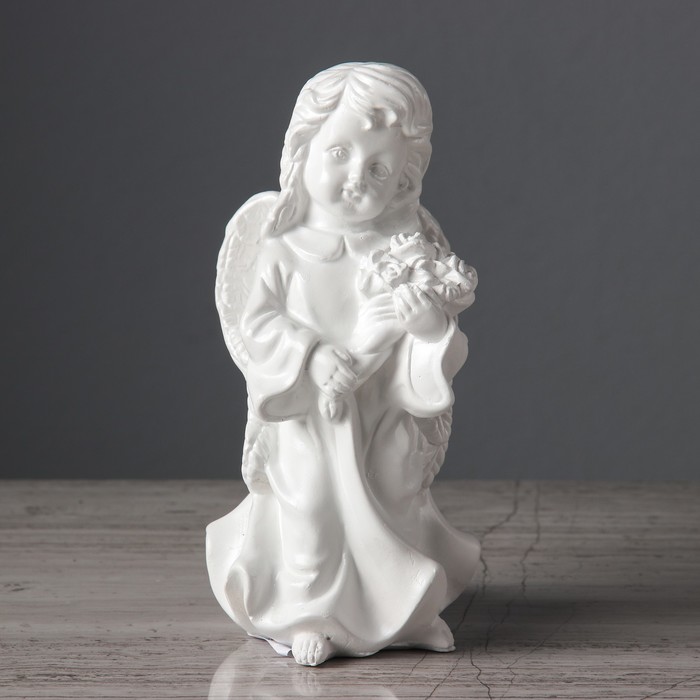 Статуэтка "Букетик" цвет белый