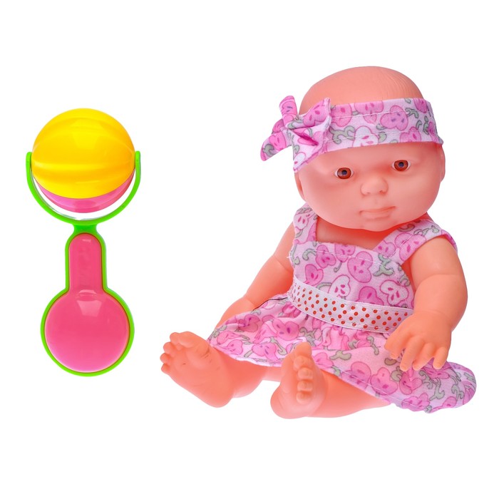 Пупс "Ляля" в платье, с аксессуарами