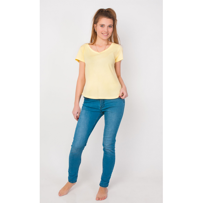 Футболка женская М156 цвет МИКС, р-р 48