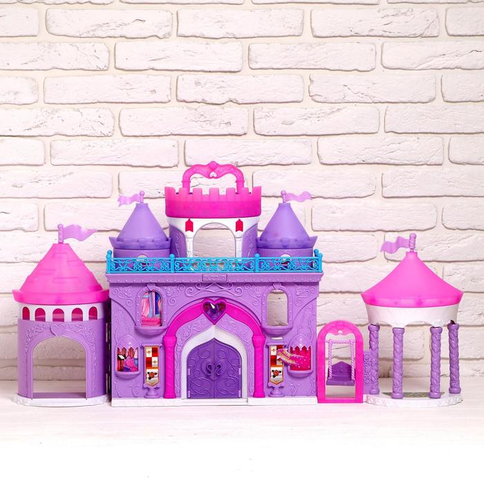 Замок для кукол "Сказочные герои" с аксессуарами, световые и звуковые эффекты