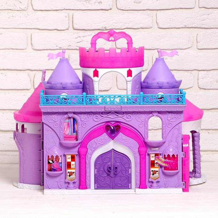 Замок для кукол "Сказочные герои" с аксессуарами, световые и звуковые эффекты