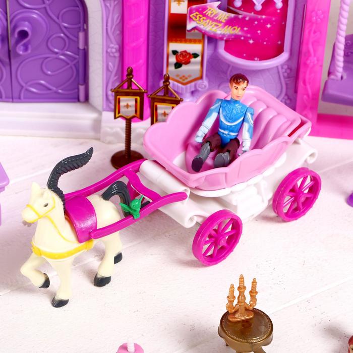 Замок для кукол "Сказочные герои" с аксессуарами, световые и звуковые эффекты