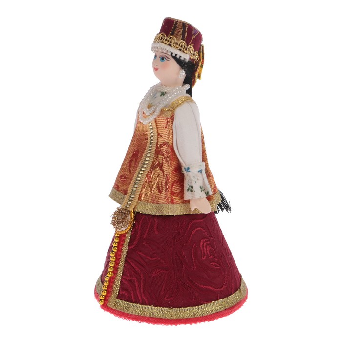 Сувенирная кукла-шкатулка "Русская девушка"