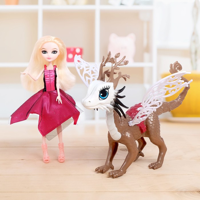 Кукла модная "Джесс" с драконом