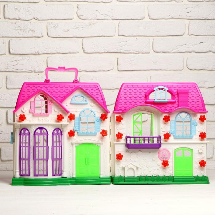 Дом для кукол "Уют" с куклой и аксессуарами для создания причёски