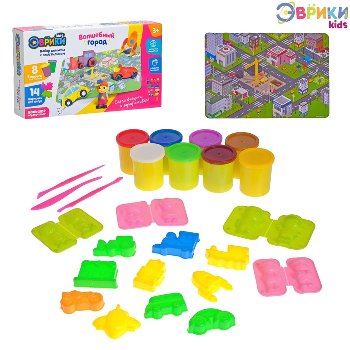 Набор для игры с пластилином «Волшебный город»
