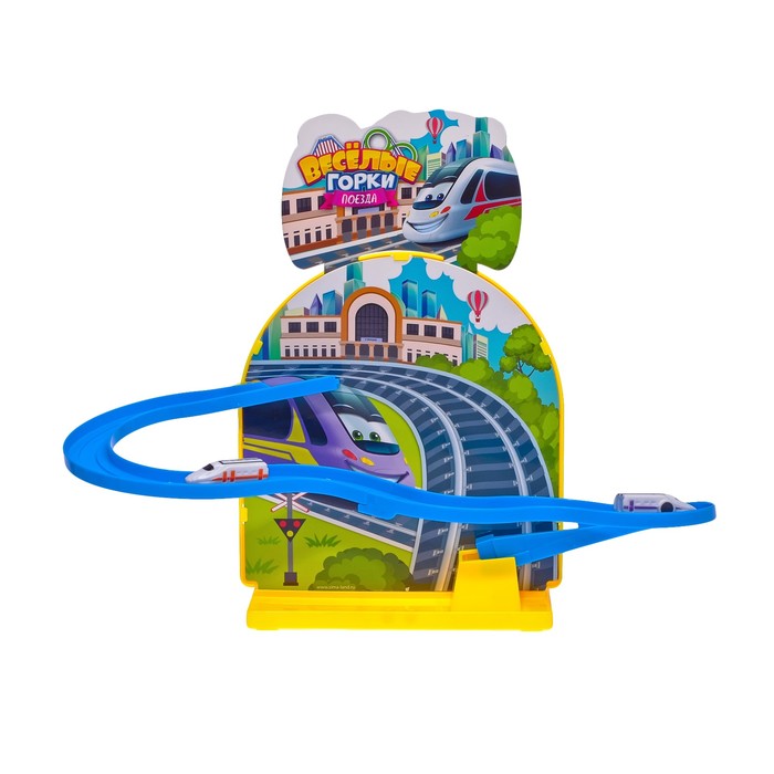 Магнитный трек "Поезда"