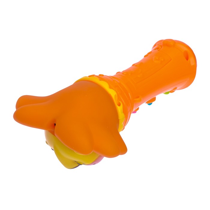 Музыкальная игрушка «Микрофон Львёнок», световые и звуковые эффекты, работает от батареек