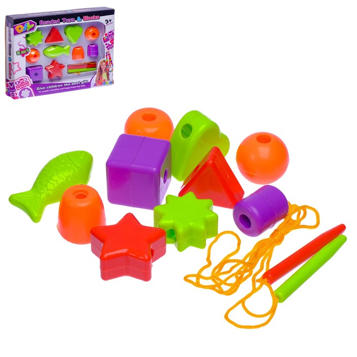 Конструктор «Обучающие бусы», 11 деталей